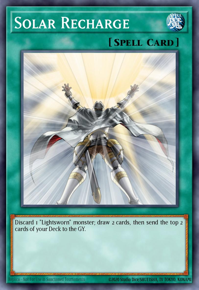 Solar Recharge Yu-Gi-Oh card