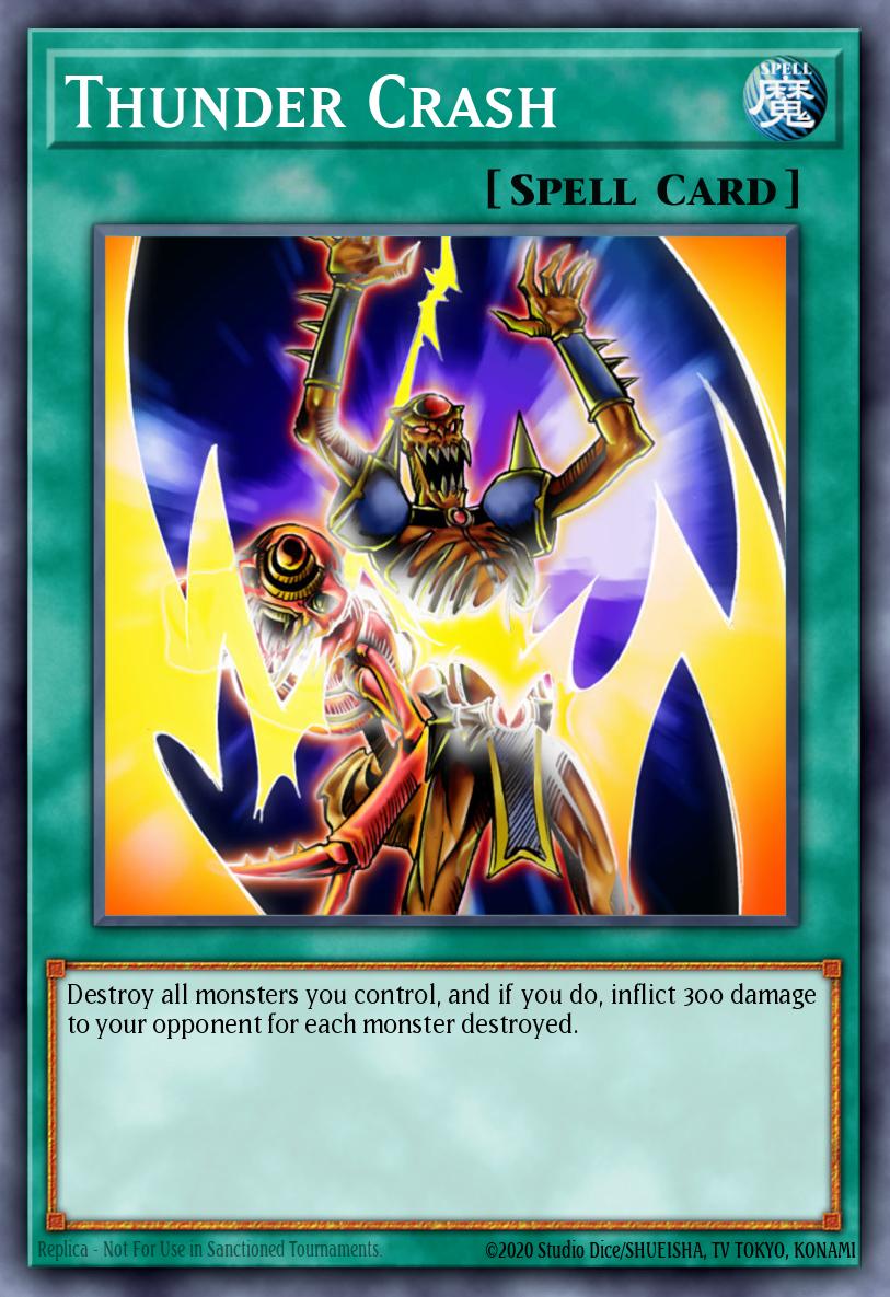 Thunder Crash Yu-Gi-Oh card