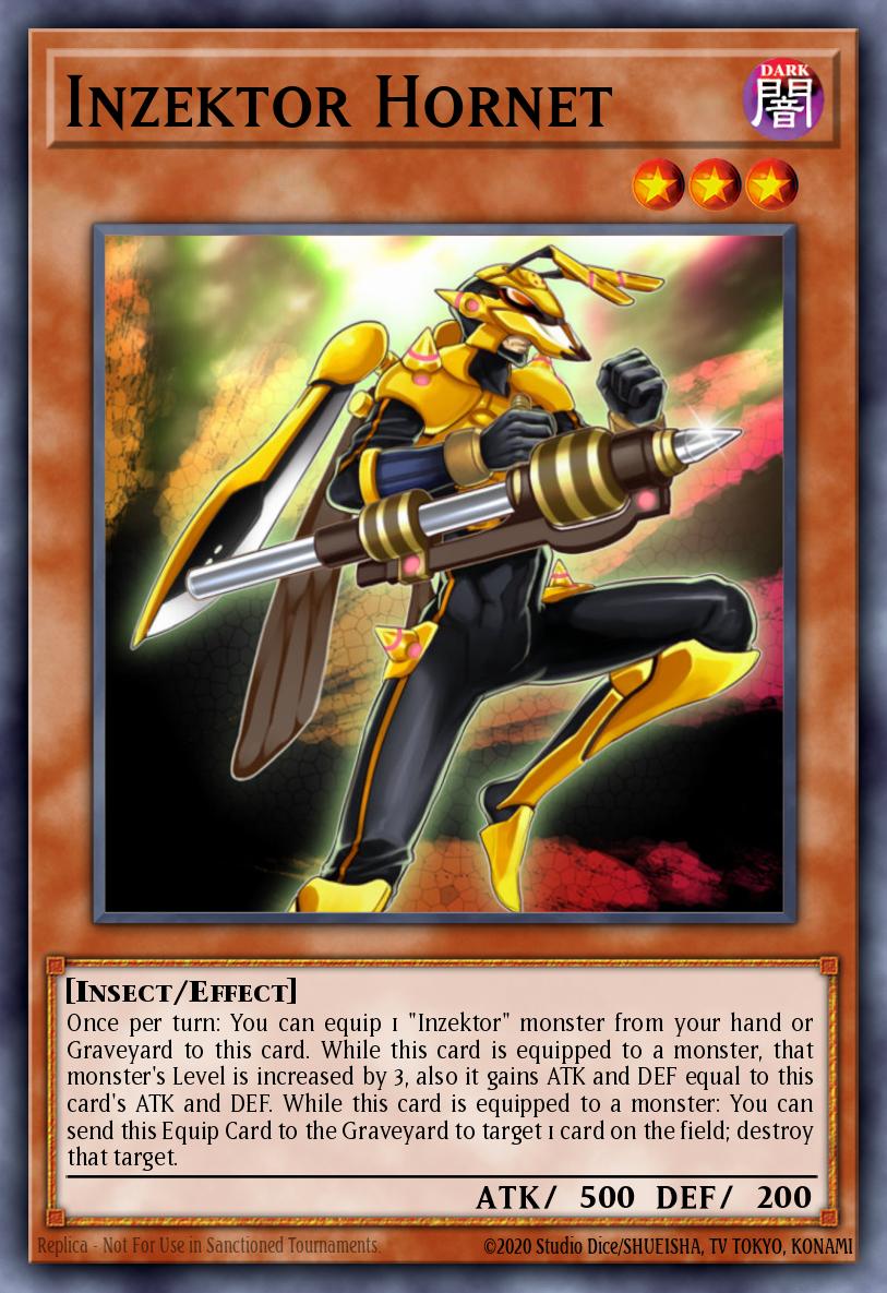 Inzektor Hornet Yu-Gi-Oh card