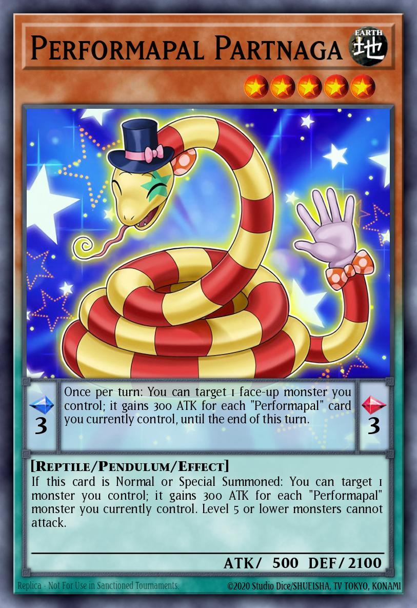 Performapal Partnaga Yu-Gi-Oh card