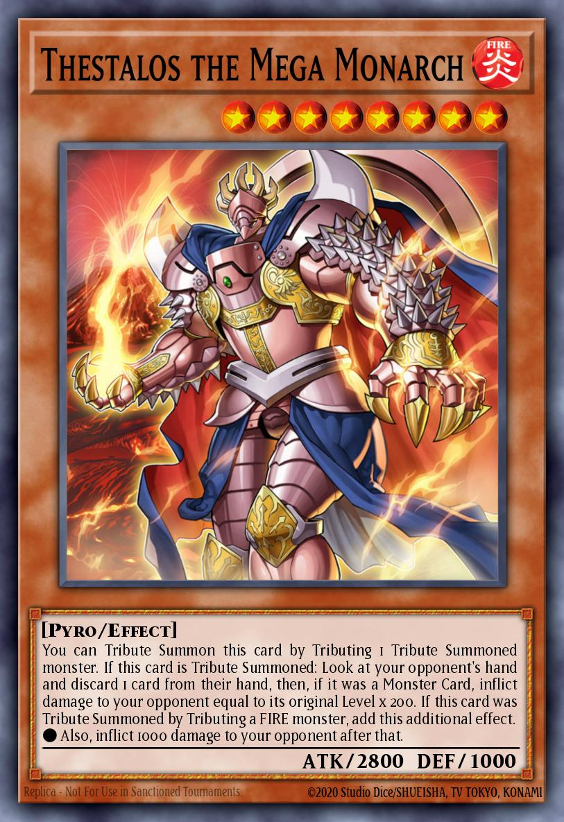 Thestalos the Mega Monarch Yu-Gi-Oh card