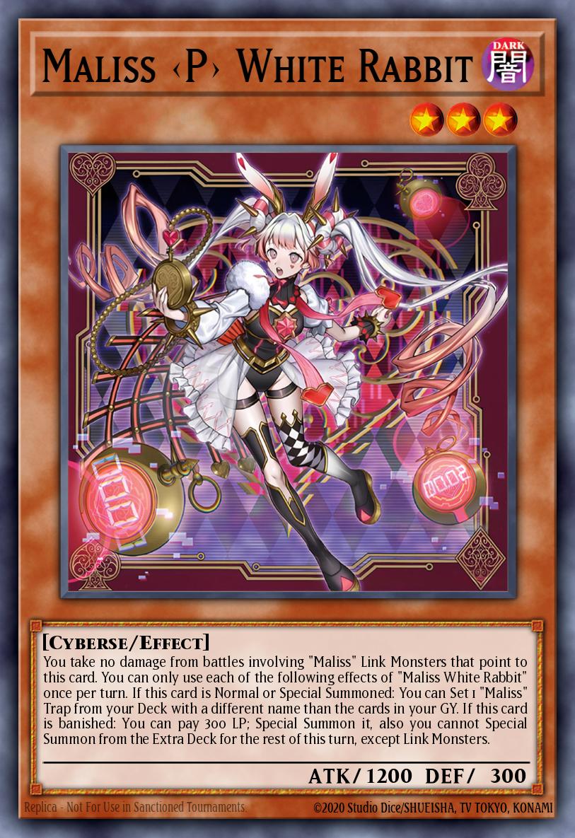 Maliss <P> White Rabbit Yu-Gi-Oh card