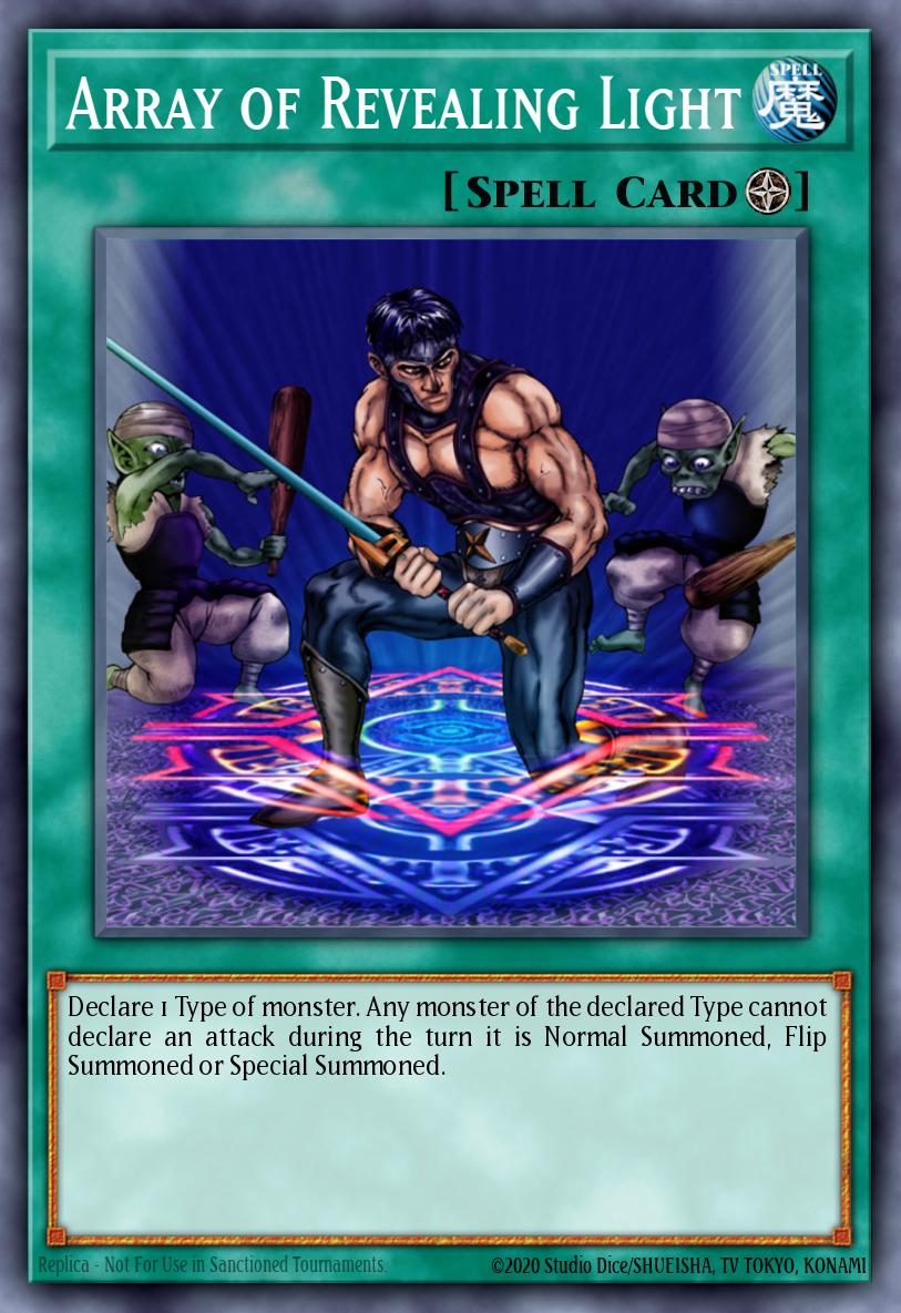 Array of Revealing Light Yu-Gi-Oh card
