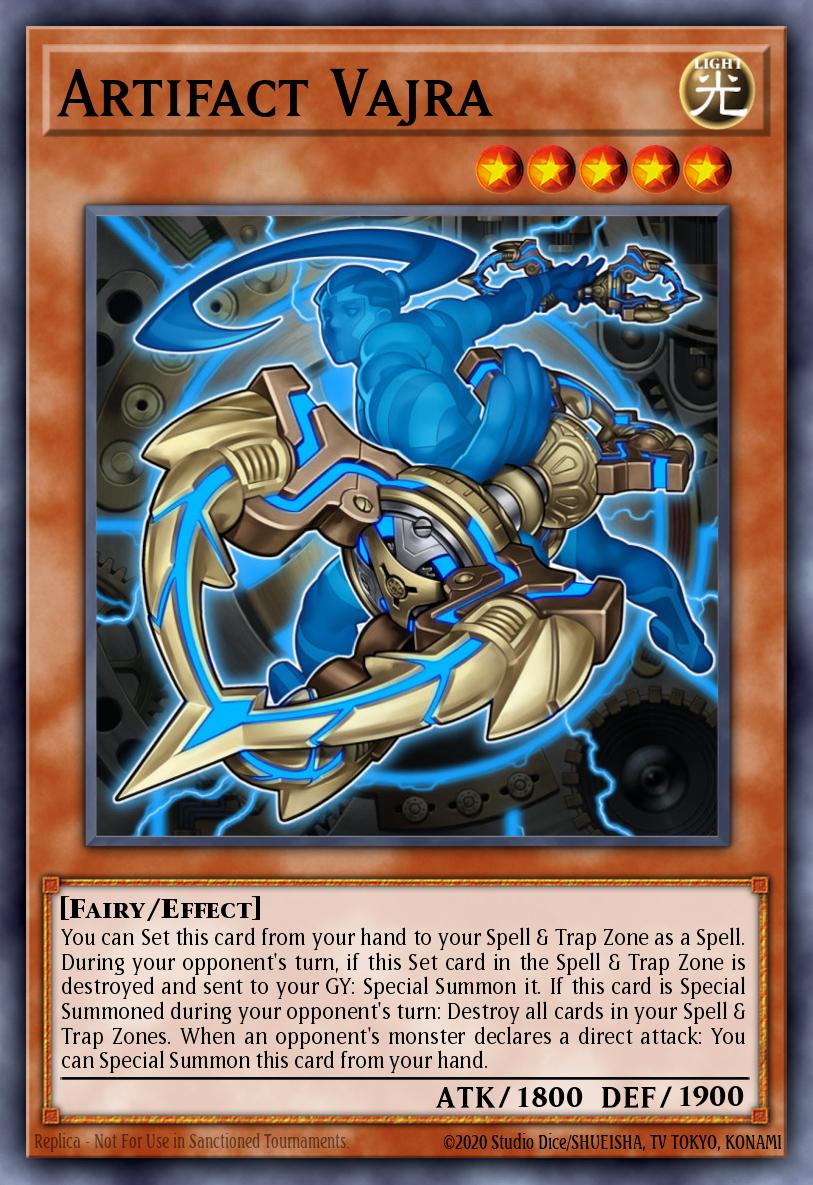 Artifact Vajra Yu-Gi-Oh card