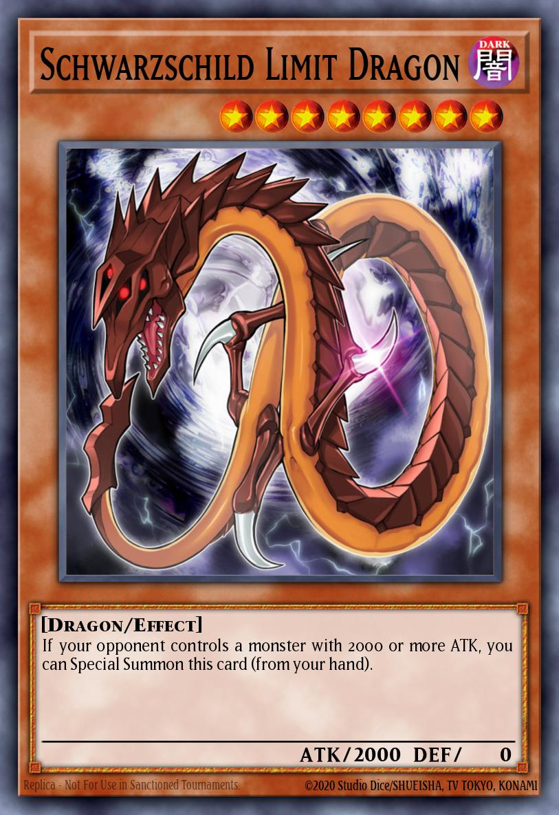 Schwarzschild Limit Dragon Yu-Gi-Oh card