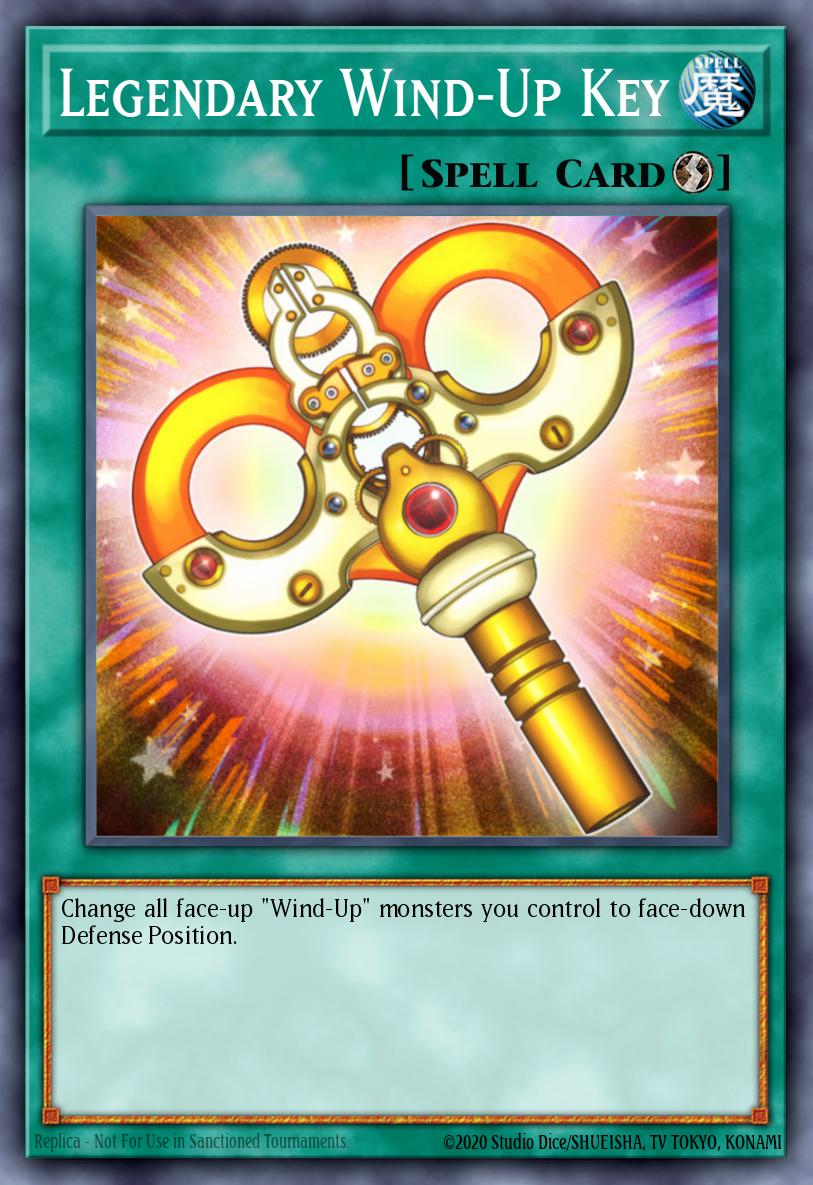 Legendary Wind-Up Key Yu-Gi-Oh card