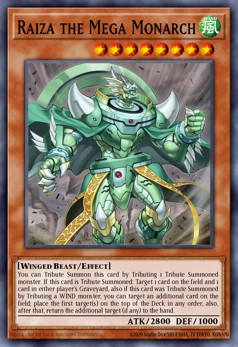 Raiza the Mega Monarch Yu-Gi-Oh card