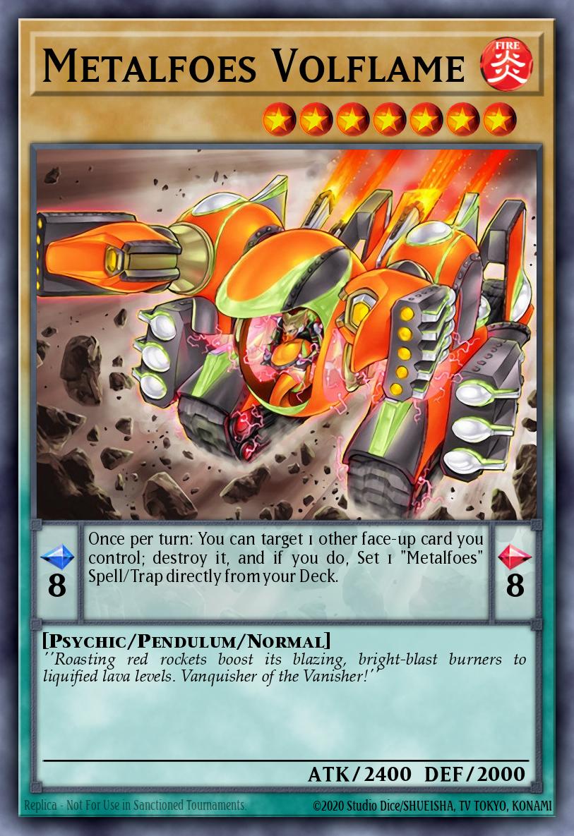 Metalfoes Volflame Yu-Gi-Oh card