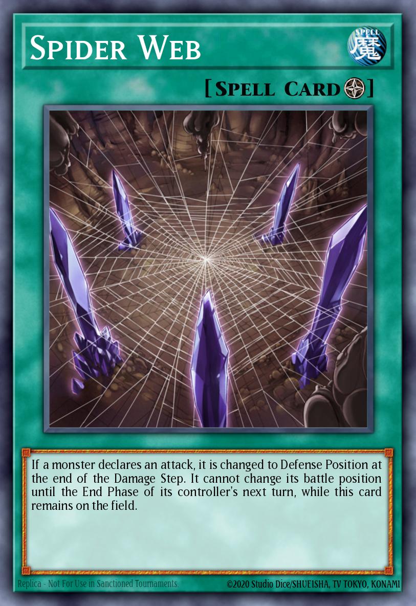 Spider Web Yu-Gi-Oh card