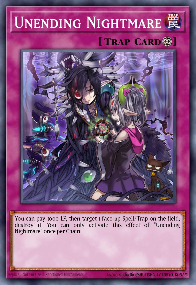 Unending Nightmare Yu-Gi-Oh card