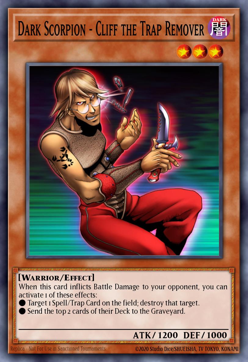 Dark Scorpion - Cliff the Trap Remover Yu-Gi-Oh card