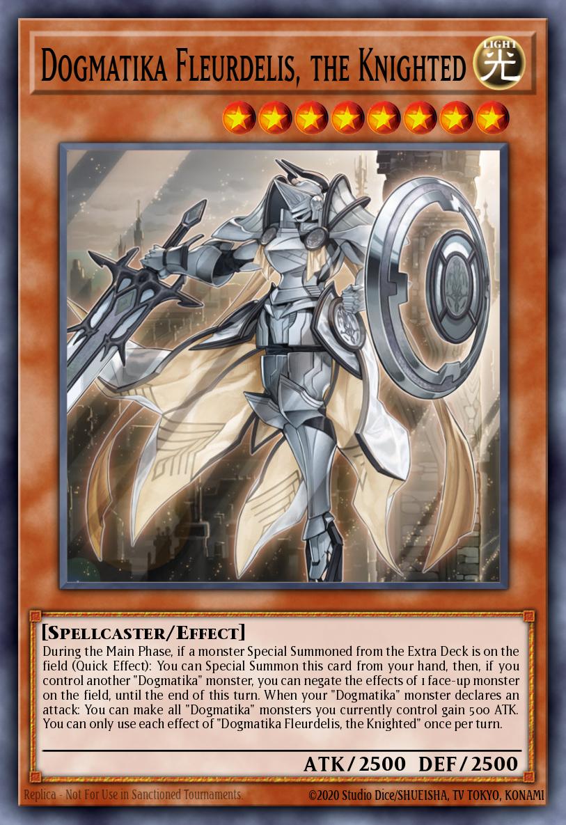 Dogmatika Fleurdelis, the Knighted Yu-Gi-Oh card