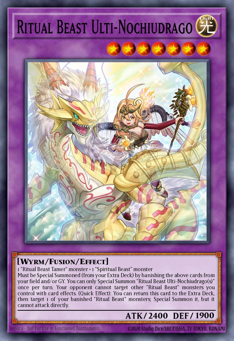 Ritual Beast Ulti-Nochiudrago Yu-Gi-Oh card