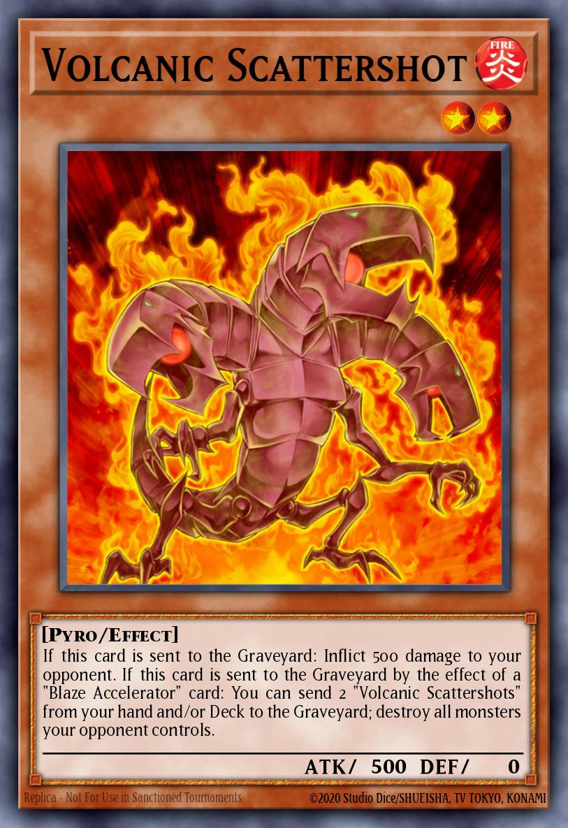 Volcanic Scattershot Yu-Gi-Oh card