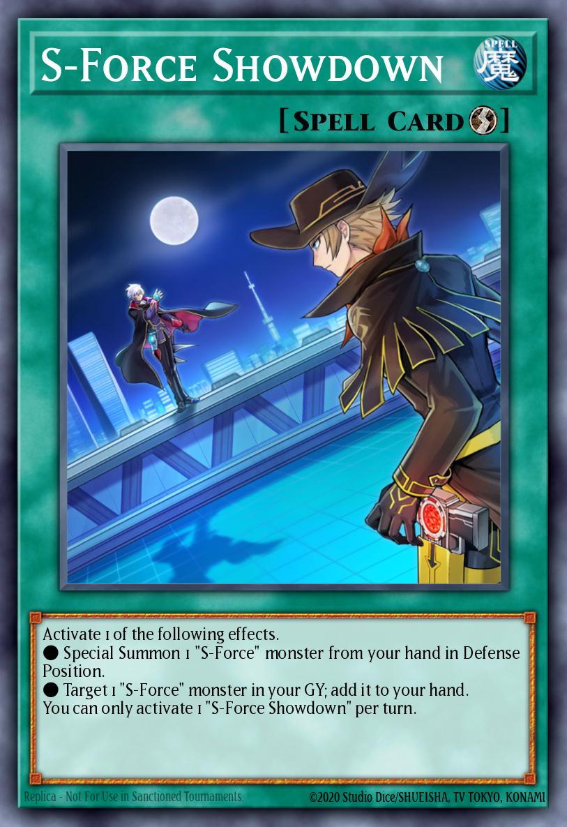S-Force Showdown Yu-Gi-Oh card