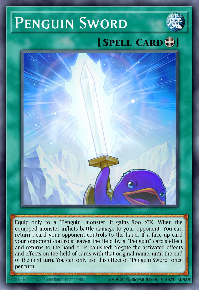 Penguin Sword Yu-Gi-Oh card