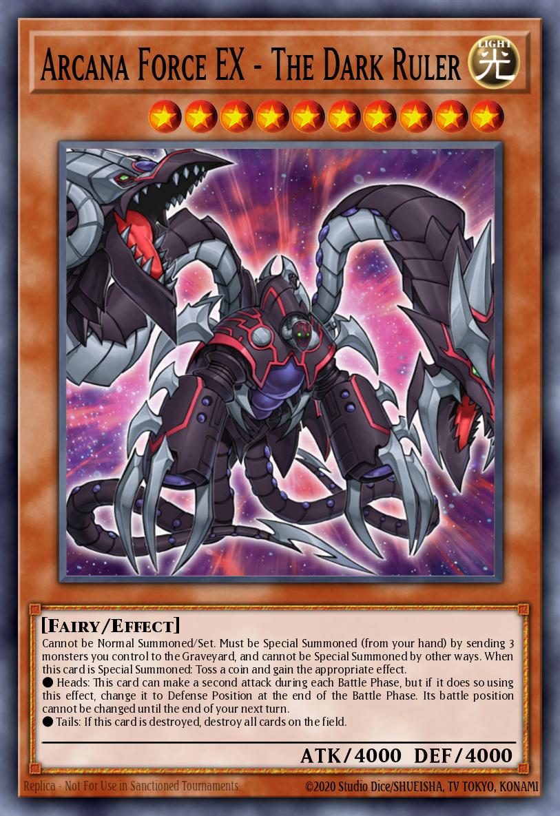 Arcana Force EX - The Dark Ruler Yu-Gi-Oh card
