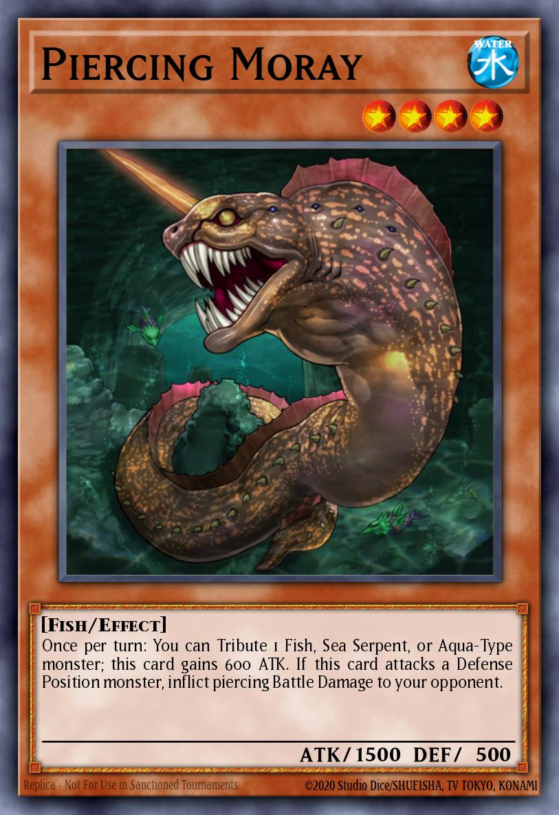 Piercing Moray Yu-Gi-Oh card