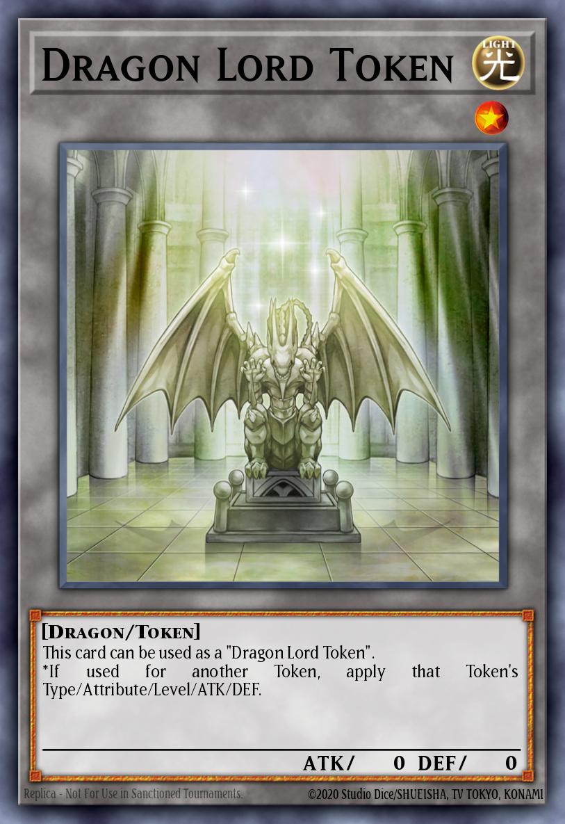 Dragon Lord Token Yu-Gi-Oh card
