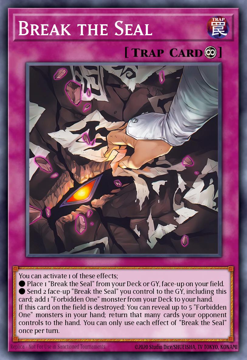 Break the Seal Yu-Gi-Oh card