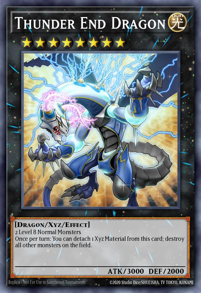 Thunder End Dragon Yu-Gi-Oh card