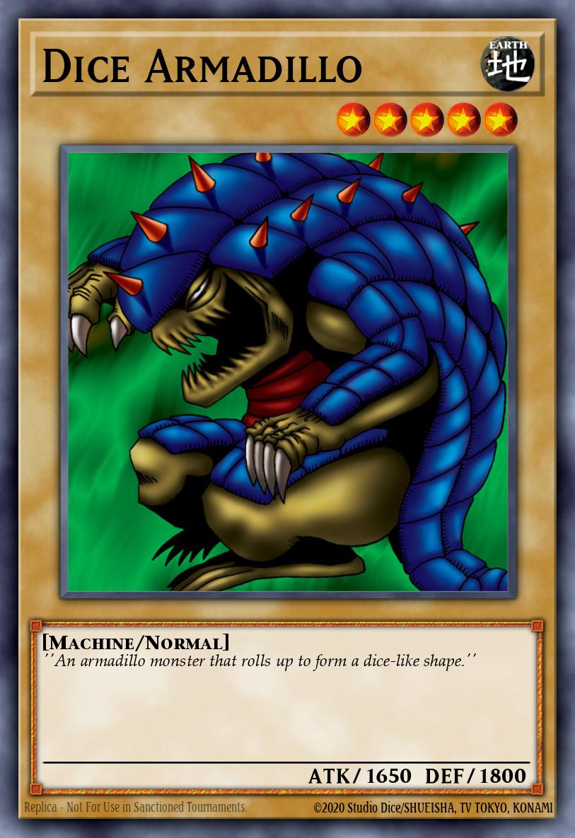 Dice Armadillo Yu-Gi-Oh card