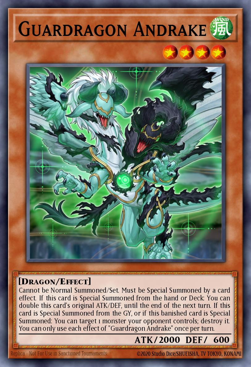 Guardragon Andrake Yu-Gi-Oh card