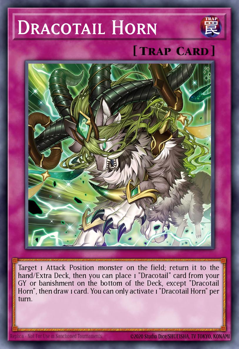 Dracotail Horn Yu-Gi-Oh card