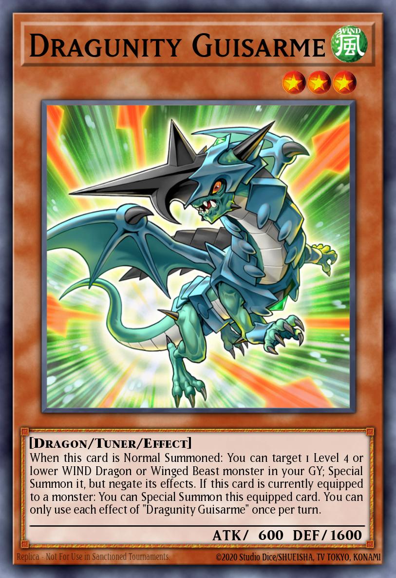 Dragunity Guisarme Yu-Gi-Oh card
