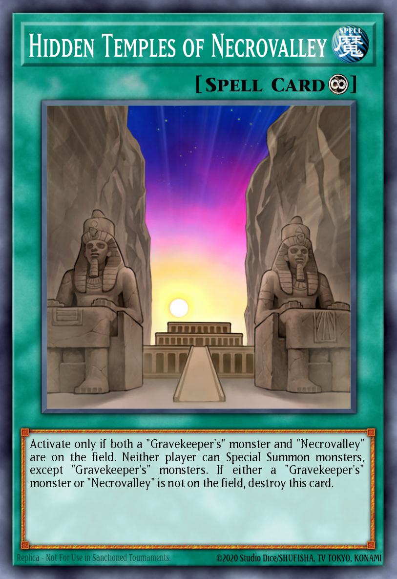 Hidden Temples of Necrovalley Yu-Gi-Oh card