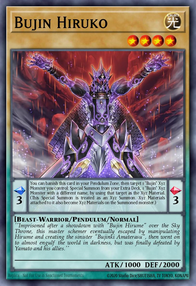 Bujin Hiruko Yu-Gi-Oh card