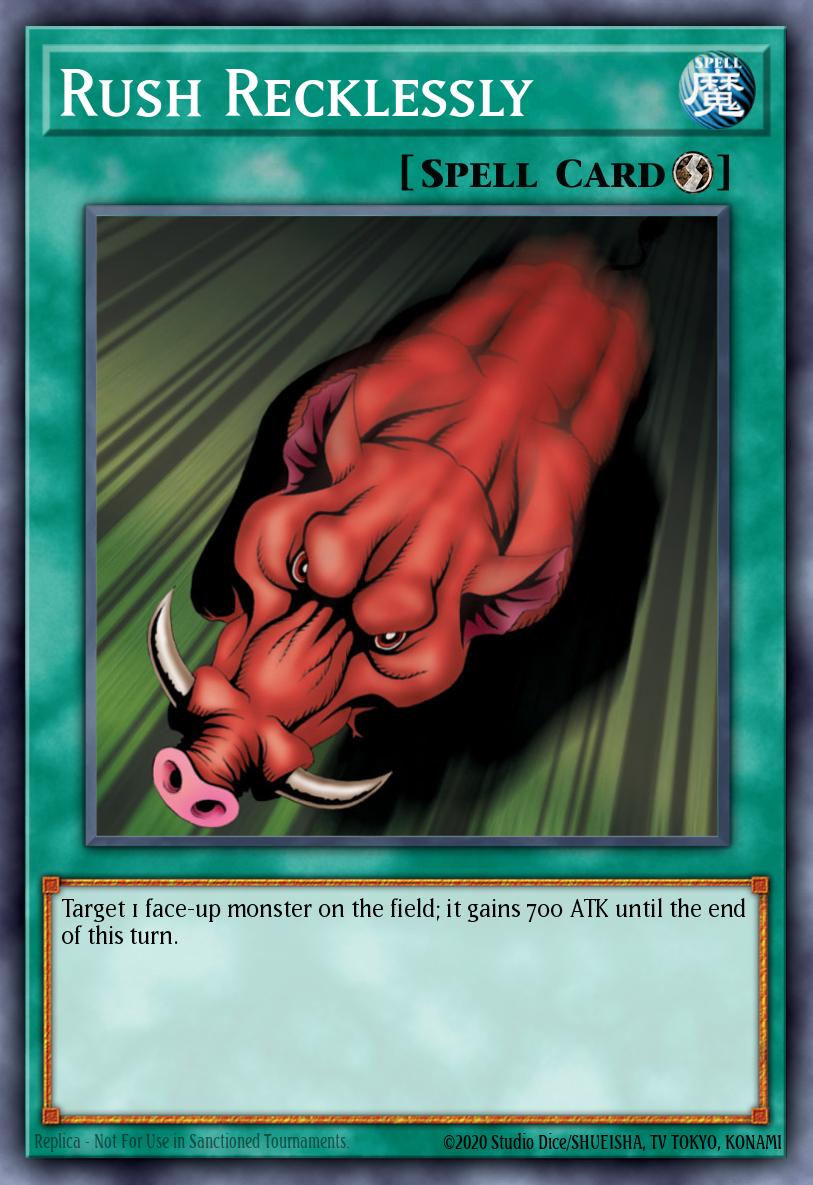 Rush Recklessly Yu-Gi-Oh card