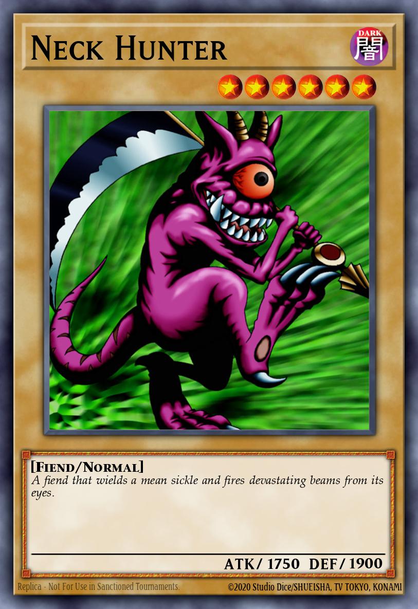 Neck Hunter Yu-Gi-Oh card