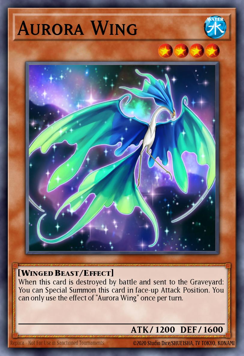 Aurora Wing Yu-Gi-Oh card