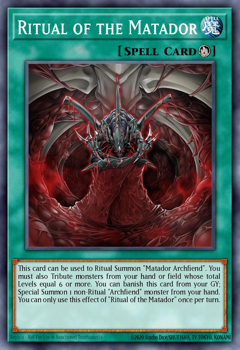 Ritual of the Matador Yu-Gi-Oh card