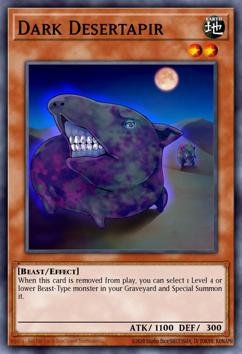 Dark Desertapir Yu-Gi-Oh card