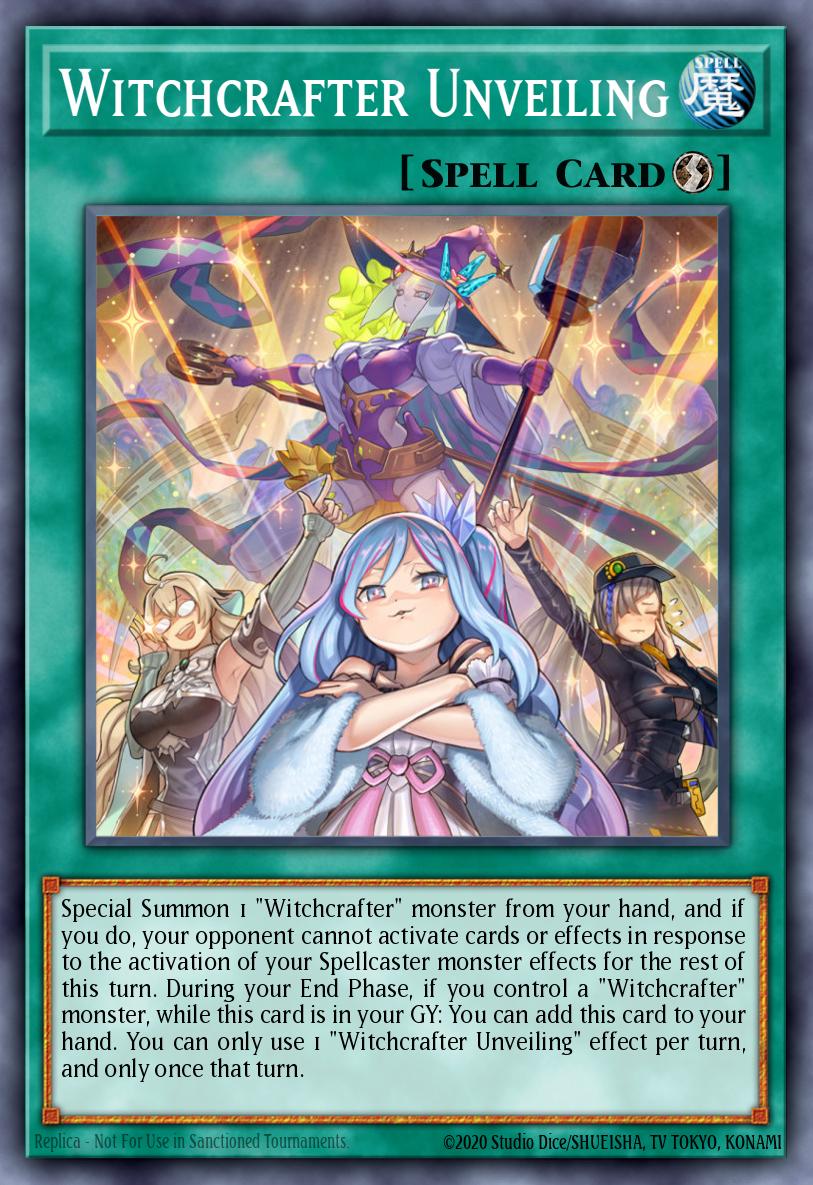 Witchcrafter Unveiling Yu-Gi-Oh card
