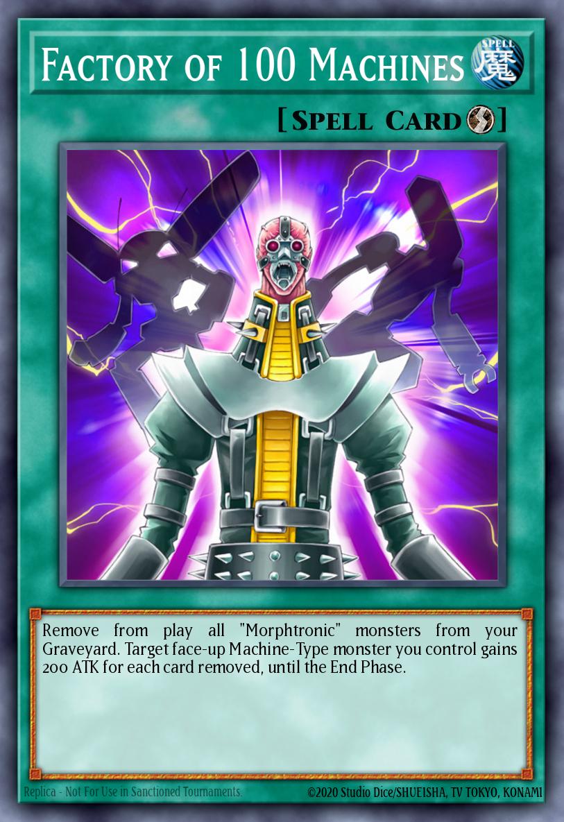 Factory of 100 Machines Yu-Gi-Oh card