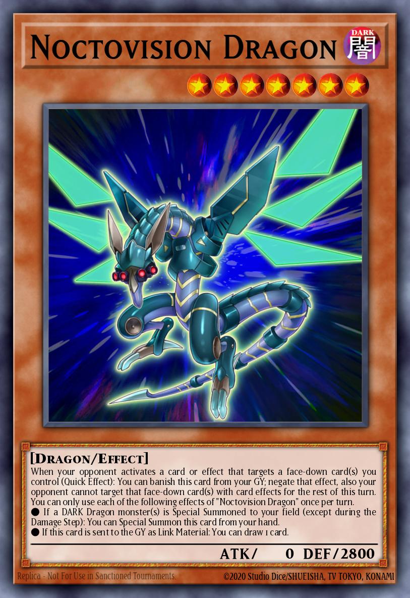 Noctovision Dragon Yu-Gi-Oh card
