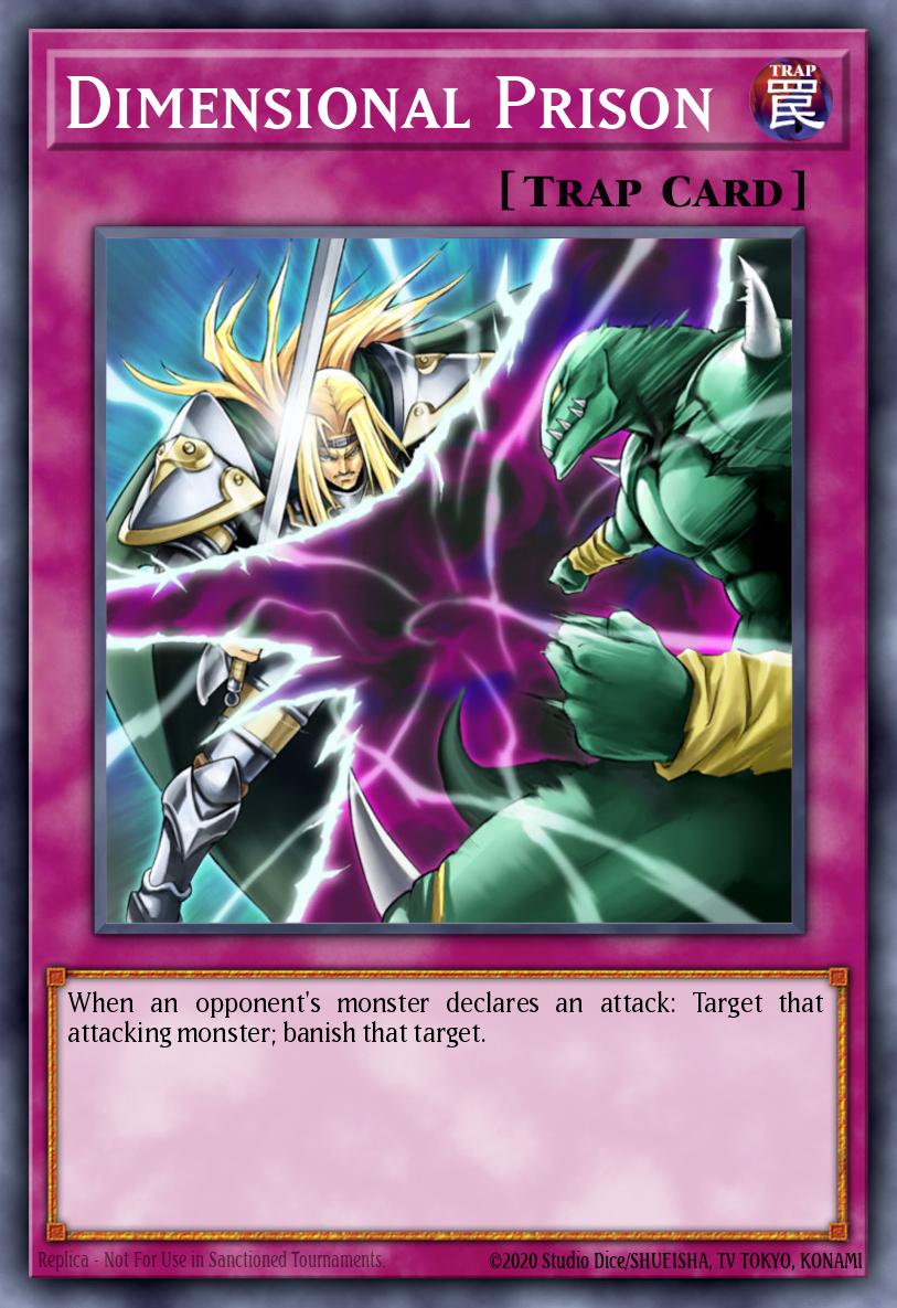 Dimensional Prison Yu-Gi-Oh card