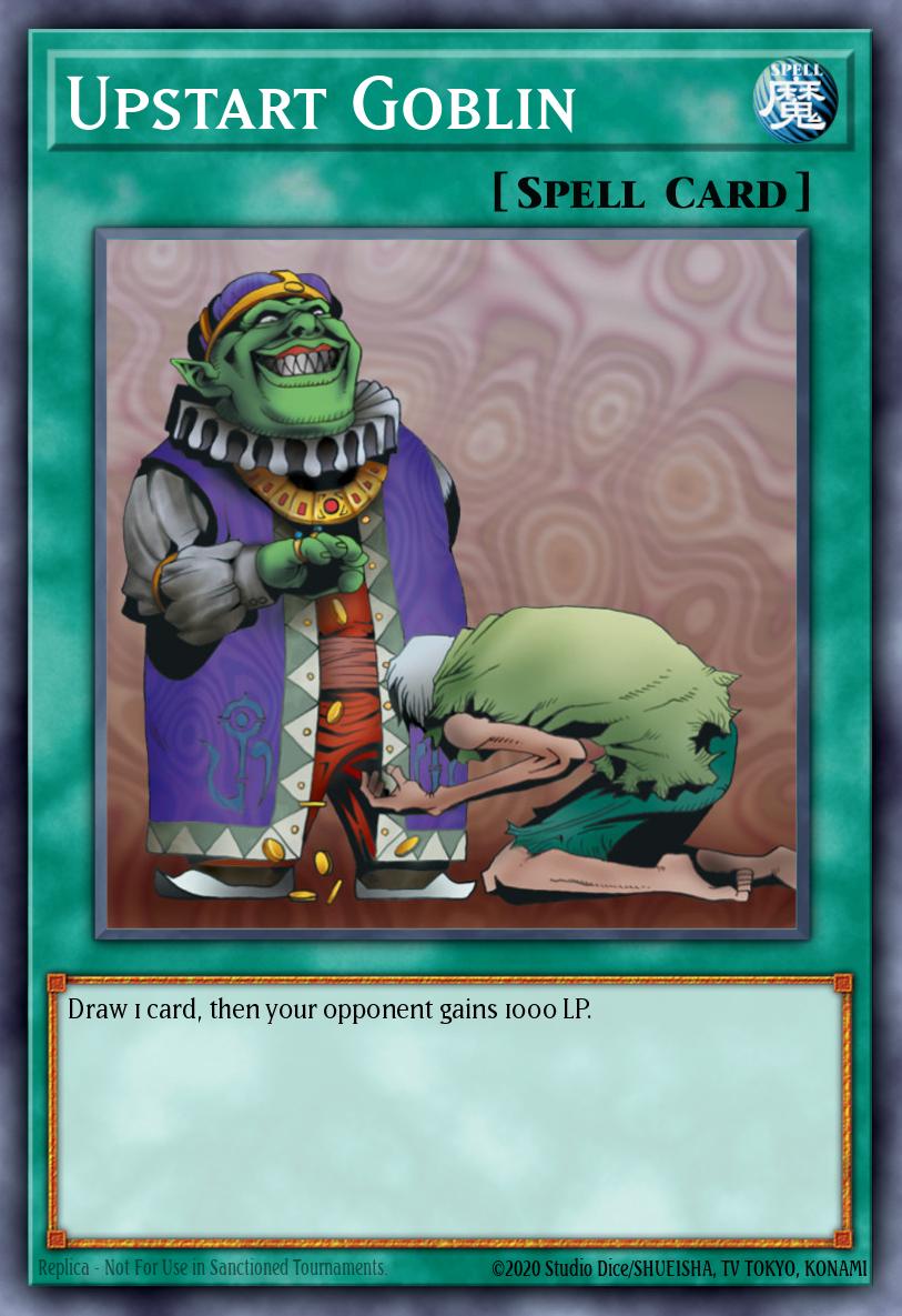 Upstart Goblin Yu-Gi-Oh card