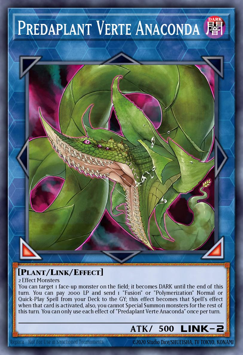 Predaplant Verte Anaconda Yu-Gi-Oh card
