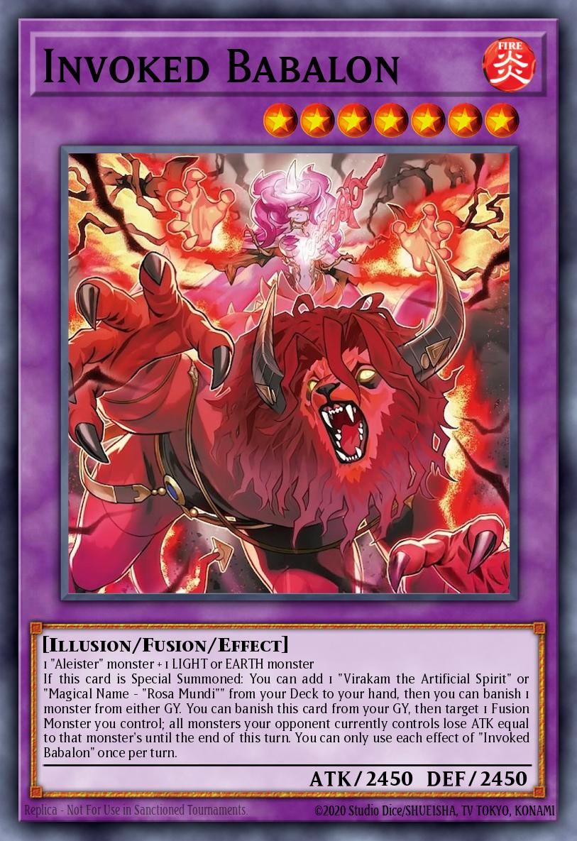 Invoked Babalon Yu-Gi-Oh card