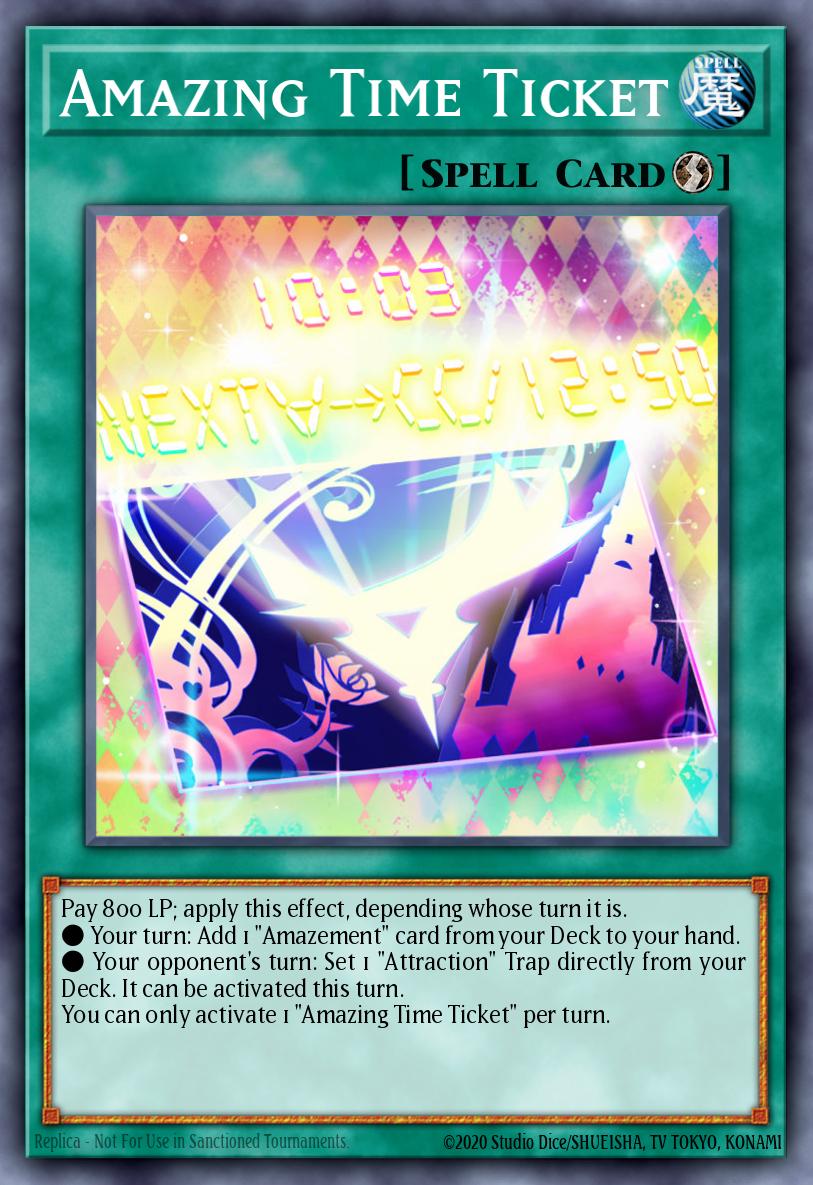 Amazing Time Ticket Yu-Gi-Oh card