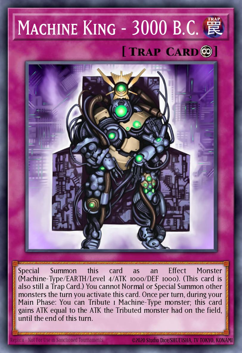 Machine King - 3000 B.C. Yu-Gi-Oh card
