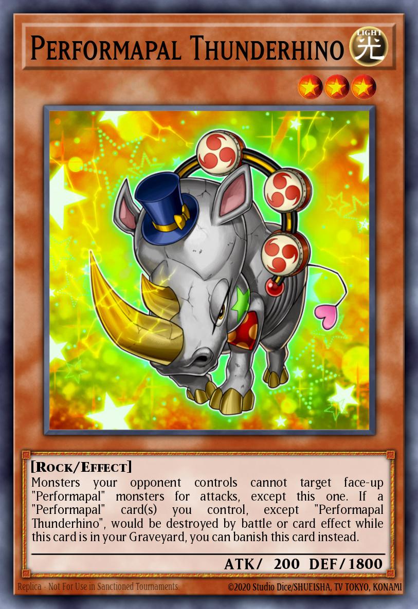 Performapal Thunderhino Yu-Gi-Oh card