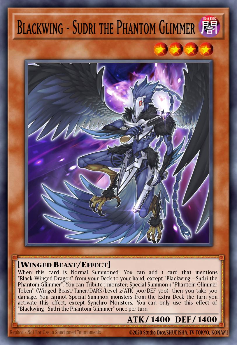Blackwing - Sudri the Phantom Glimmer Yu-Gi-Oh card