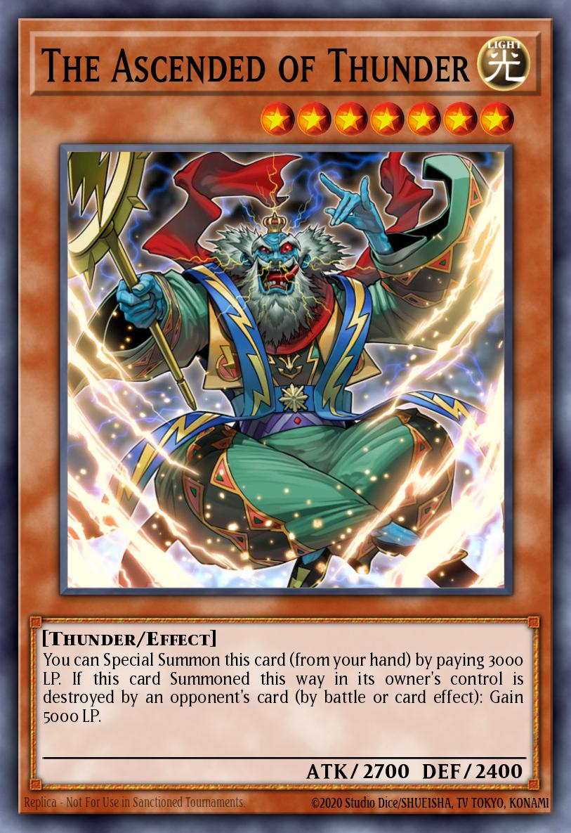 The Ascended of Thunder Yu-Gi-Oh card