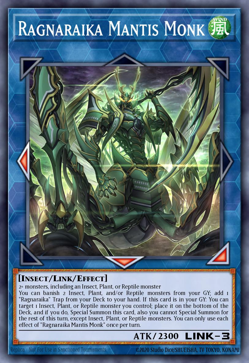Ragnaraika Mantis Monk Yu-Gi-Oh card