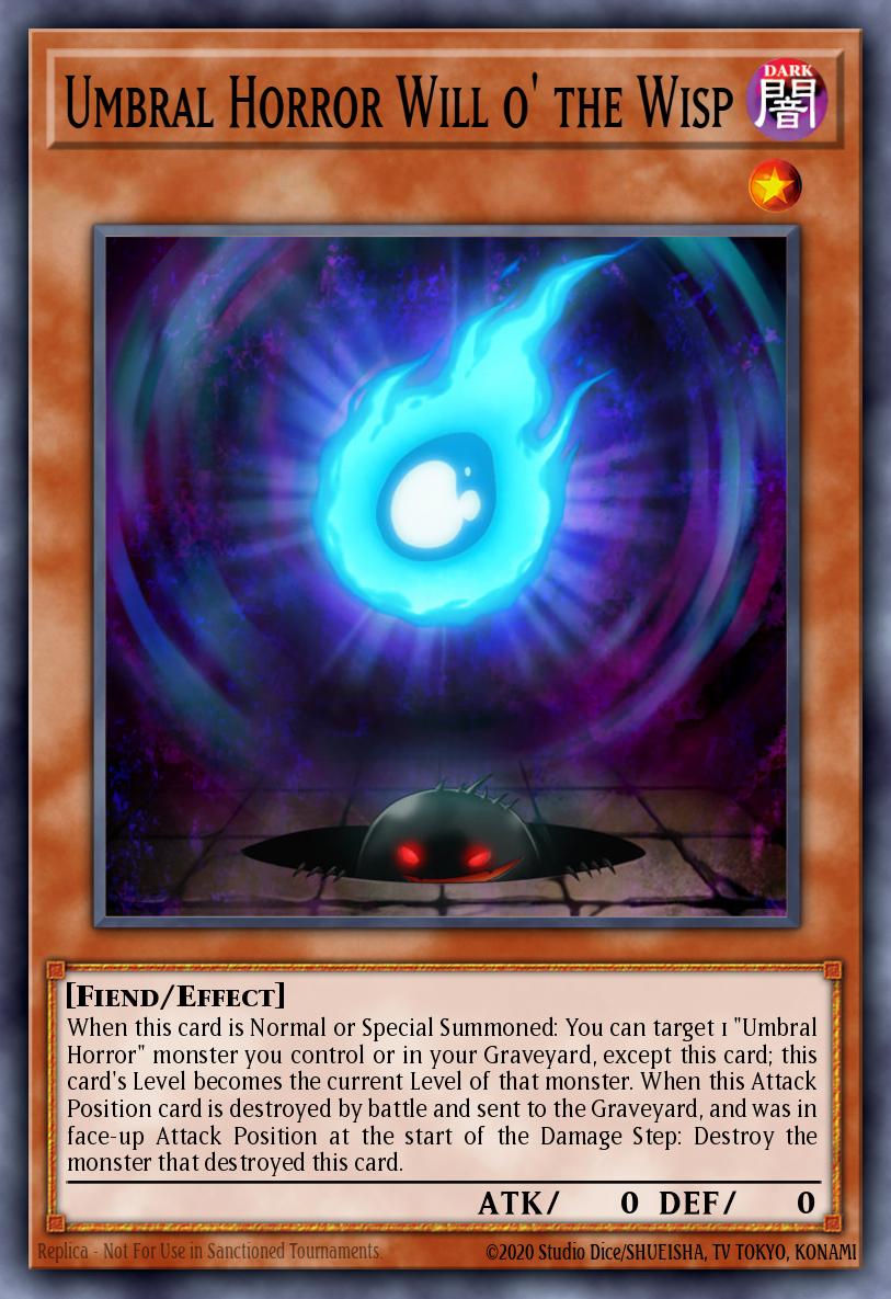 Umbral Horror Will o' the Wisp Yu-Gi-Oh card
